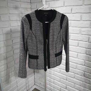Jones New York Petite Black & White Blazer / Jacket